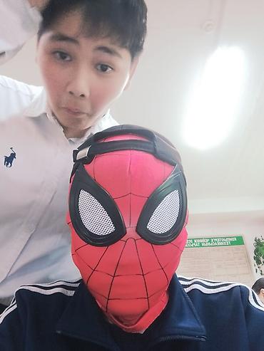 кол саат: Маска Человека-паука носил 10 дней цена 300 сом 🤩🕷️🕸️ — 1