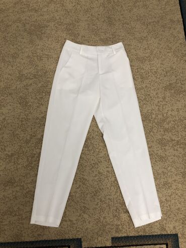брюки для мальчика: Брюки M (EU 38), цвет - Белый