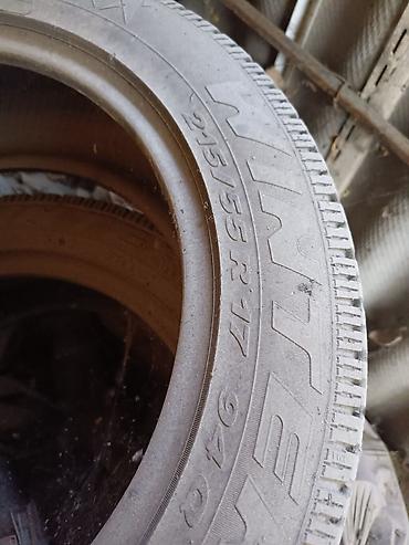 subaru forester 2013: Шины 215 / 55 / R 17, Зима, Б/у, Пара, Легковые, Bridgestone — 1