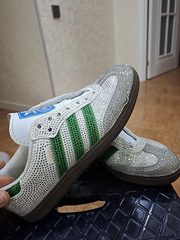 samba ayaqqabı: Adidas Originals Samba – xüsusi rhinestone dizaynlı krossovkalar - — 2