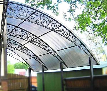 Навесы: Навес, Арочный, Металл, Поликарбонат, Новый, Бесплатный выезд — 3