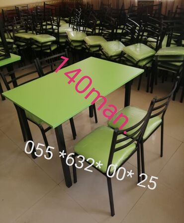 Masa və oturacaq dəstləri: Mətbəx üçün stol stul desti, kuxna üçün masa və oturacaqlar dəstləri — 14