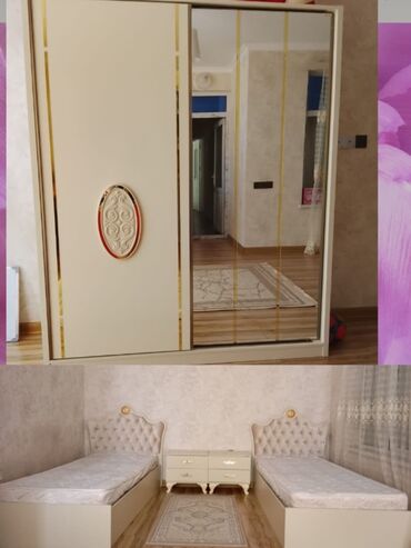 Dönər aparatları: 2 təknəfərlik çarpayı, Dolab, 2 tumba, İşlənmiş