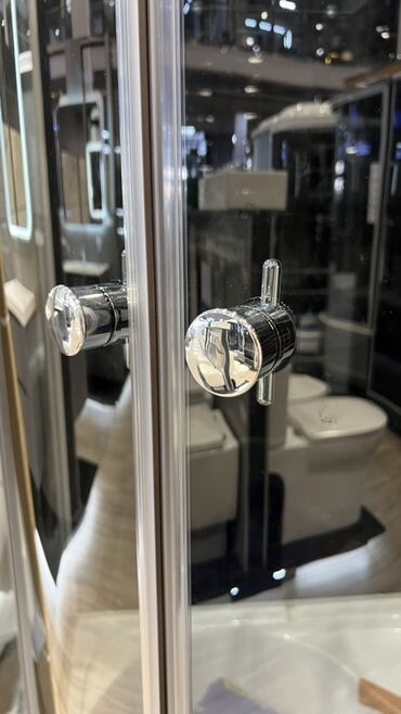 Душевые кабины: Душевая кабина Полукруглая, Размер: 90 x 90 см, Высота поддона: 15 см,Покрытие: Тонированное — 14