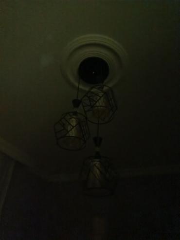İşıqlandırma: Çılçıraq, 3 lampa, Metal — 2