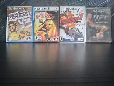 ps2 diskləri: PlayStation 2 üçün orijinal qutu və koverlərdə müxtəlif janrlardan — 3