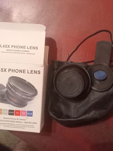 Obyektivlər və filtrləri: 0.45X Phone Lens – Mobil telefon və kamera üçün 2‑də‑1 linza — 3