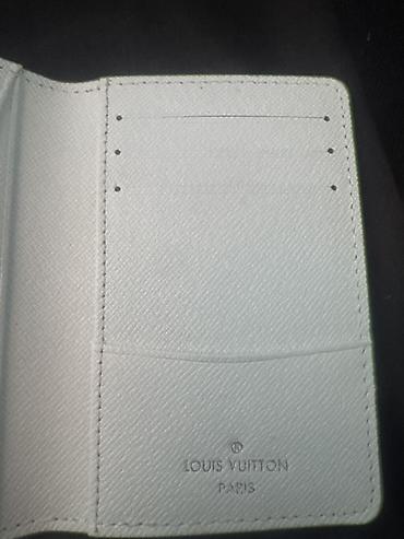Portmone, pulqabıları: Louis Vuitton kart qabı / pasport cüzdanı - Rəng: yaşıl, üzərində — 1