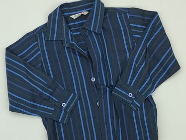 koszule willsoor: Shirt 3-4 years, condition - Very good, pattern - Striped, color - Blue