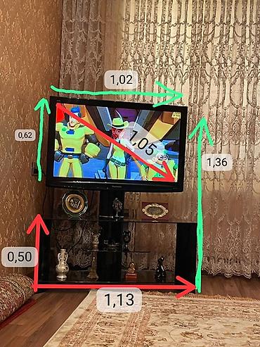 video karta: Panasonic plazma televizor + şüşə TV stendi (birlikdə) Televizor: - — 3