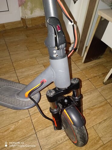Elektrikli samokatlar: Elektrikli skuter 1200 m özüm almişam - Ön amortizatorlu (ikişaftlı) — 1
