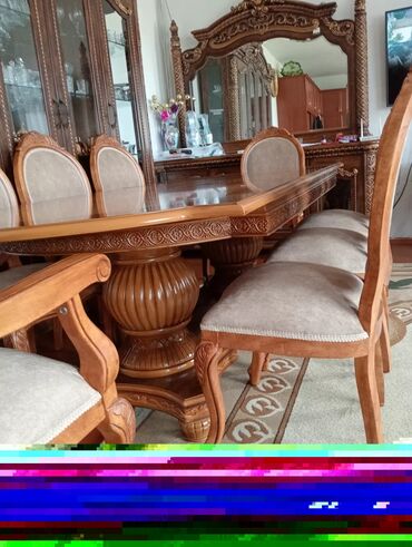 malaziya masa dəsti: Для гостиной, Новый, Раскладной, Овальный стол, 8 стульев, Малайзия