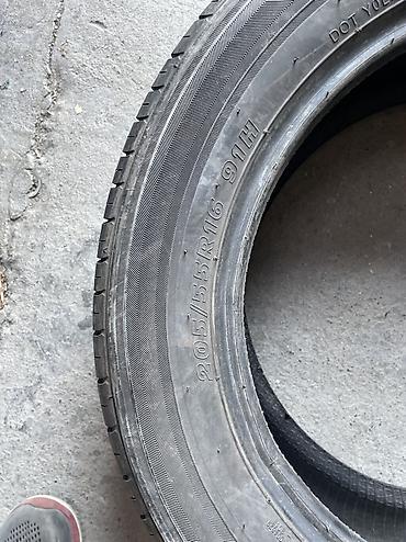 aeolus e70: Шины 205 / 55 / R 16, Лето, Б/у, Пара, Легковые, Корея, Kumho — 2