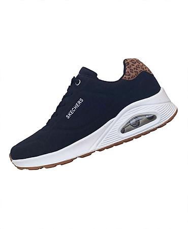 nike 207: Ženske patike – crno-beli model sa platformom i vazdušnim jastukom - — 1