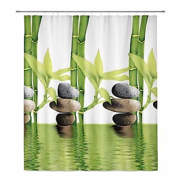 trex tea bih: ROPIK ZAVESA ZA KUPATILO 2X110X200 DVODELNO | Kupatilska oprema — 1