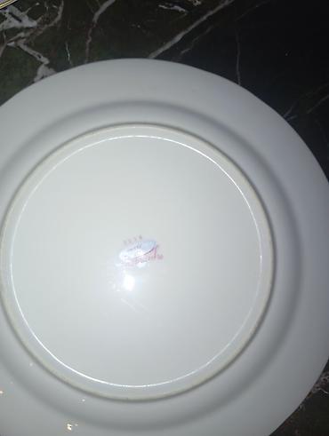 Süfrə qab-qacaqı: Boşqablar, rəng - Ağ, Farfor, Yaponiya — 2