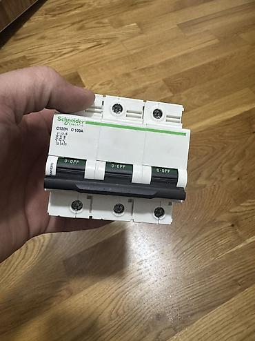 w power rol: Orjinal schneider 100 amper avtomat,schneider,az istifadə olunub,1 — 1