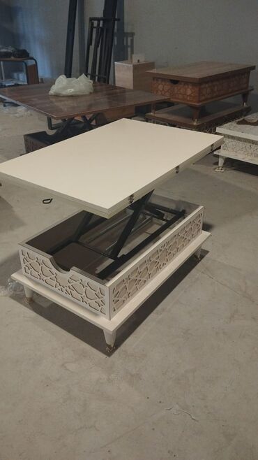 Masalar: Jurnal masası, Yeni, Transformer, Laminat, Dördbucaq masa — 24
