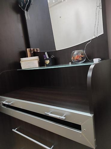 mdf panel: Yataq otağı mebel dəsti - Material: tünd qəhvəyi laminat/MDF — 3