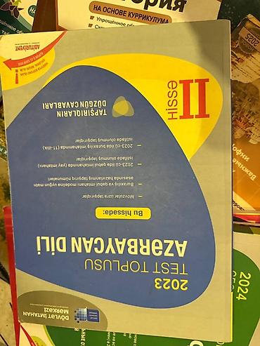 nərd kitabı: Abituriyentlər üçün test toplusları paketi Hərəsi(biri) 3 manat — 2