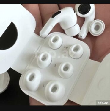 Qulaqcıqlar: AirPods Pro 1 ve 2 üçün Silikon Ambişurlar (M Ölçü) YENIDIR 1