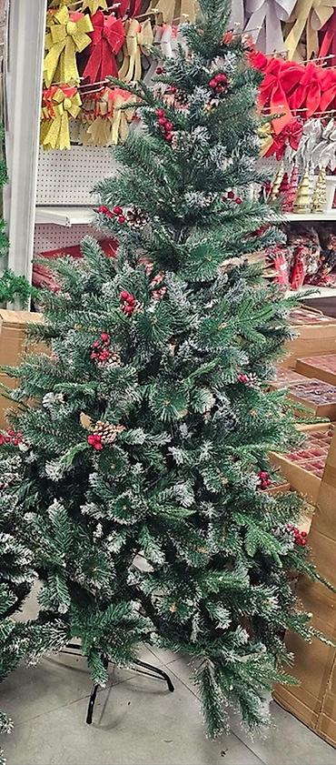 ikea vranje: Jelka sa šišarkama i bobicama tri vrste grana – novogodišnja jelka — 3