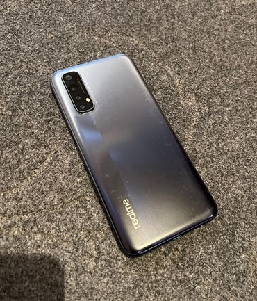 12000 сом: Realme 7 (Global), Колдонулган, 128 ГБ, түсү - Көгүлтүр, 2 SIM