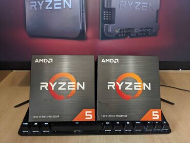 ucuz notebook qiymetleri: Процессор AMD Ryzen 5 5600x, > 4 ГГц, 6 ядер, Новый