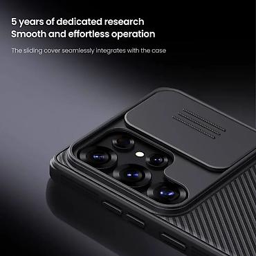 Maske i futrole za telefone: Maska Nillkin CamShield Pro za Samsung S938B Galaxy S25 Ultra plava — 9