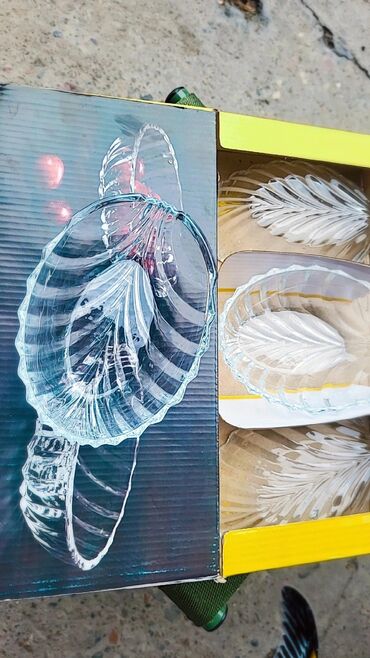 Посуда: Новая посуда!!! набор на 6 персональный ещё 2 набора стеклянные — 11