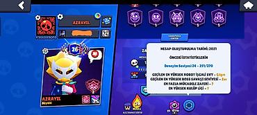 Работа: Brawl Stars hesabı – AZRAYIL - Hesabın yaradılma ili: 2021 - Kupa — 1