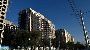 район азия молл: 1 комната, 43 м², Элитка, 9 этаж, ПСО (под самоотделку)