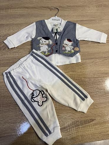 manjetli şalvar: Uşaq geyim dəsti – 2 parça - Marka: babysöc (askının üzərində — 1