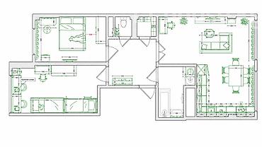 3 комнаты, 71 м², Кок-Жар мкр Индивидуалка, 1 этаж, Косметический ремонт