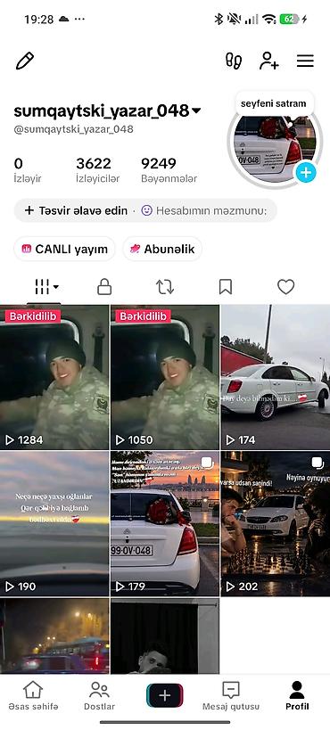 firee hesabı: TİK TOK hesabımı satıram orginal hesabdi 4 ildi isledirem 18 levildi — 1