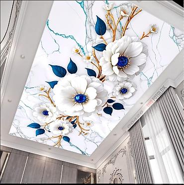 Натяжной потолок: Натяжной потолок Глянцевое, Матовое, 3D потолки Гарантия, Бесплатная консультация, Бесплатный замер — 4