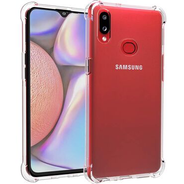 телефон игровой: Samsung Galaxy A10s, Колдонулган, 32 ГБ, түсү - Кызыл, 1 SIM