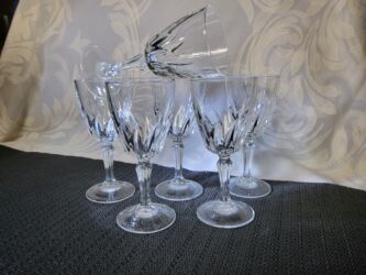 Čaše: Case nove kristal d'Argues Flamenco za zestoko pice iz 80ih — 5