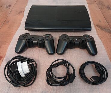 PS3 (Sony PlayStation 3): Playstation 3, 500 gb, Super Slim, problemi yoxdur, blombu