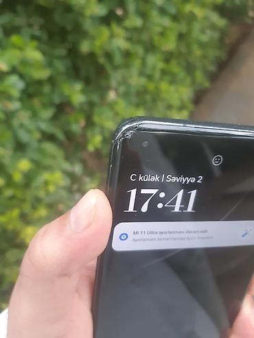 ay fon: Xiaomi Mi 11 Ultra, 512 GB, rəng - Qara, 
 Zəmanət, Sensor, Barmaq izi — 6