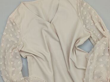 bluzki białe z długim rękawem: Blouse, Shein, L (EU 40), condition - Good