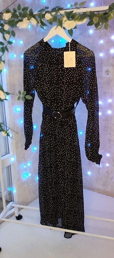 Повседневные платья: Платье из шифона, чёрный в горошек, 950 сом, размер 42-44 at lalafo.kg — 8 Повседневные платья: Платье из шифона, чёрный в горошек, 950 сом, размер 42-44 — 8