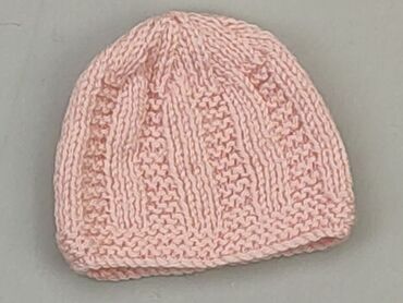 czapka 4f różowa: Cap, 0-3 months, condition - Very good