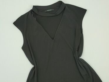 czarne bluzki z aplikacją: Blouse, Mohito, S (EU 36), condition - Very good