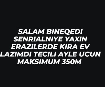 суточные квартиры в баку lalafo: Ailə üçün kirayə ev axtarışı. Tələblər: - Bineqədi və Şənrialnıya