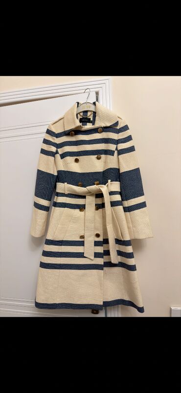 трикотажные детские платья: Пальто, Karen Millen, XS, цвет - Бежевый