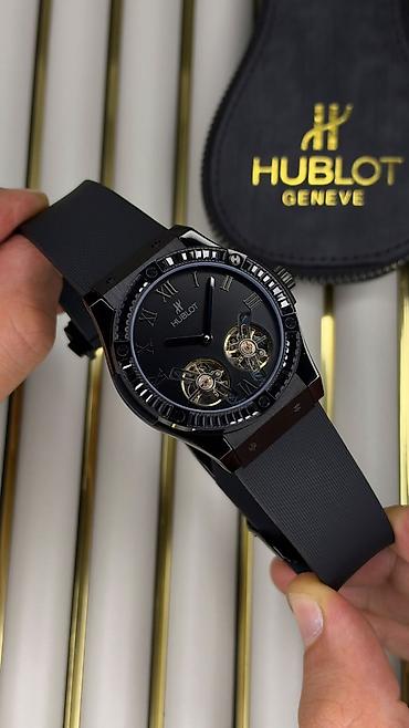 gunus saat: Yeni, Qol saatı, Hublot, rəng - Qara — 3
