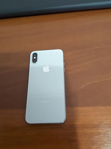ıphone x: IPhone X, Б/у, Серебристый, 100 % — 1