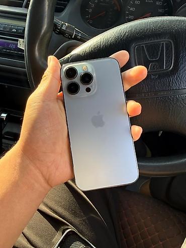 Уюлдук телефондор жана аксессуарлар: IPhone 13 Pro, Колдонулган, 256 ГБ, Күмүш, Каптама, 85 % — 1