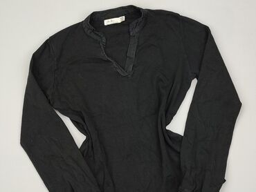 czarne bluzki z długim rękawem zara: Blouse, L (EU 40), condition - Good